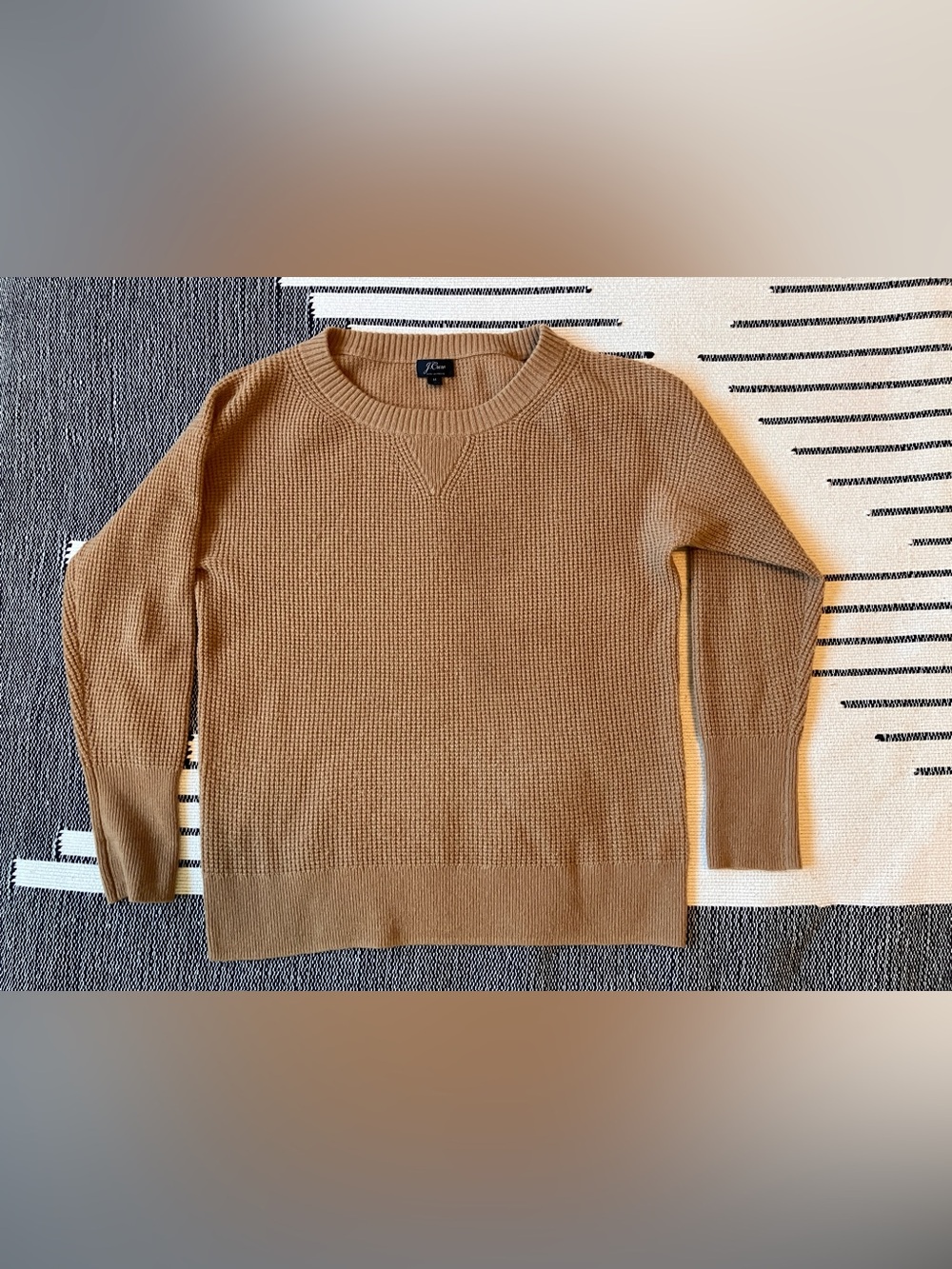J.Crew Waffle Knit Cashmere Sweater